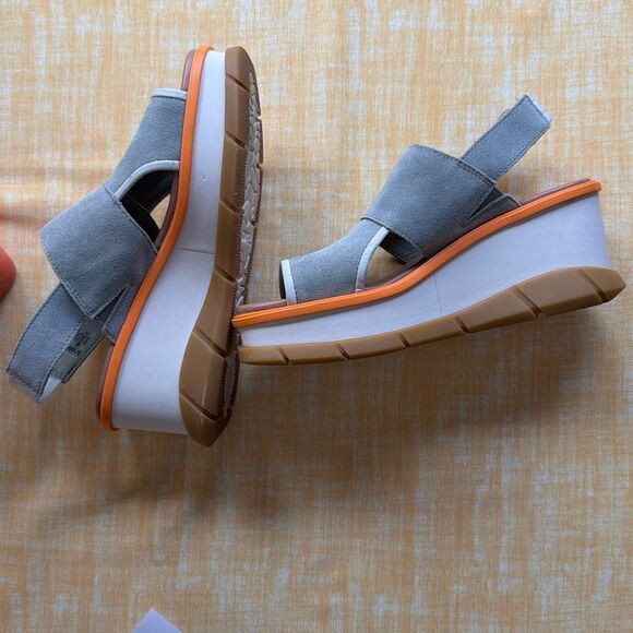 Sorel Joanie III Slingback Wedge Shoes sz 7 - Picture 6 of 9